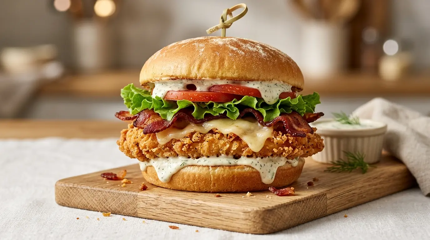 Wendy's Asiago Ranch Club
