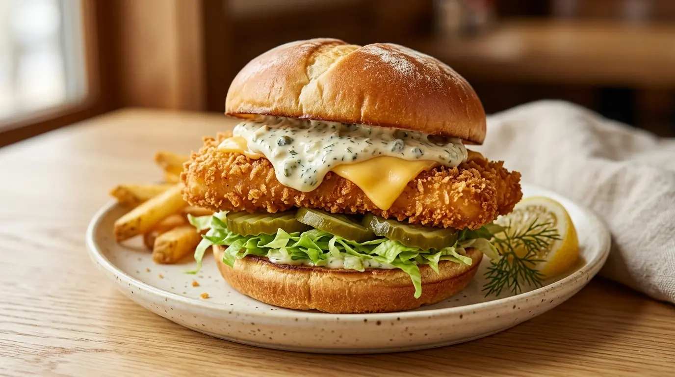 Wendy's Crispy Panko Fish Sandwich