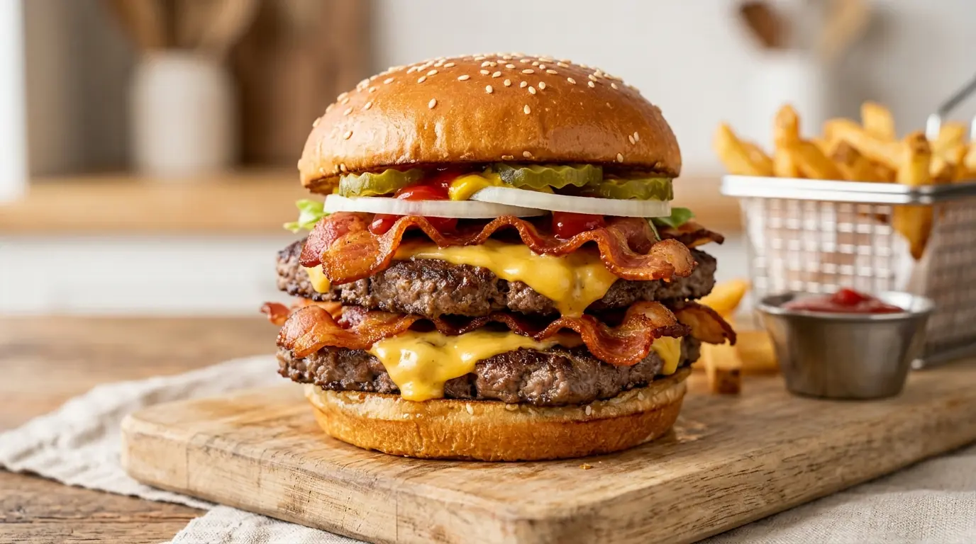 Wendy's Bacon Double Stack