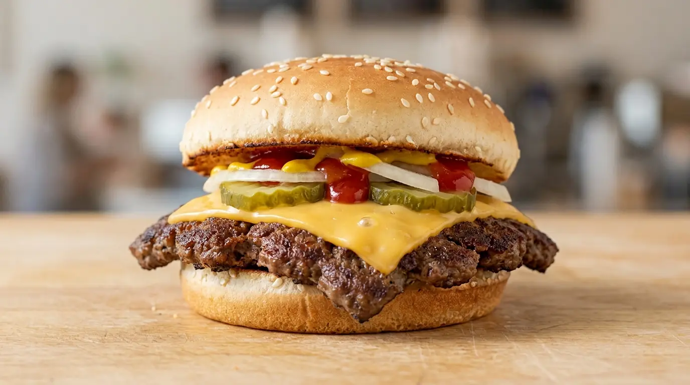 Wendy's Jr. Hamburger